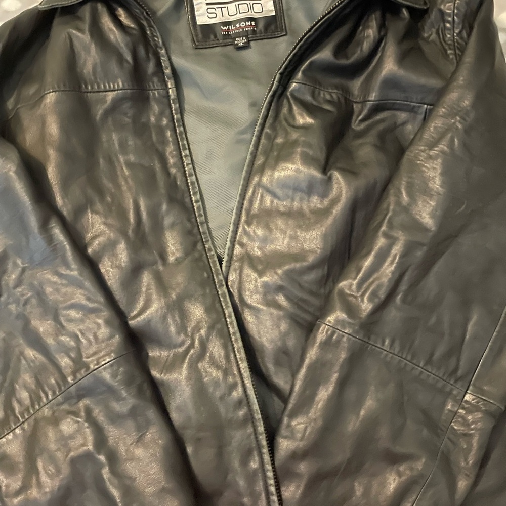 Pelle Studio Black and White Label Leather Jacket